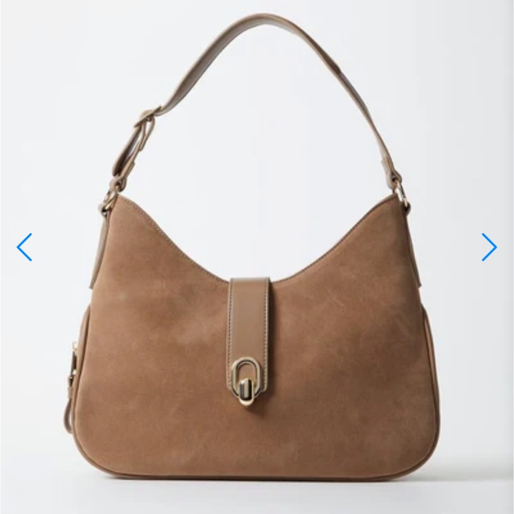 Shoe Dazzle Elegant Brown Shoulder Bag